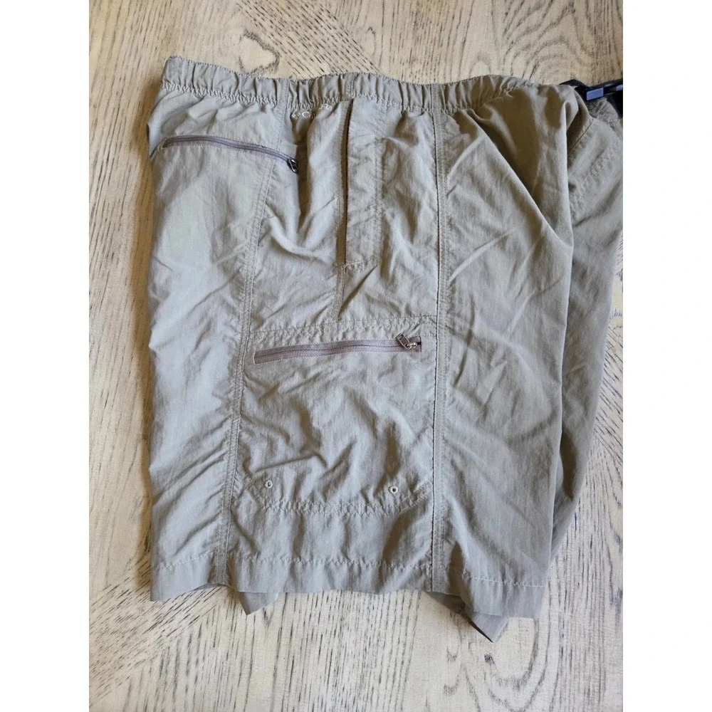 Columbia Belted Hiking Cargo Shorts Mesh Lined Men's Size Large Swim Lined - Picture 11 of 15